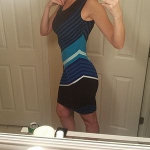 Nwot Cache striped dress XS